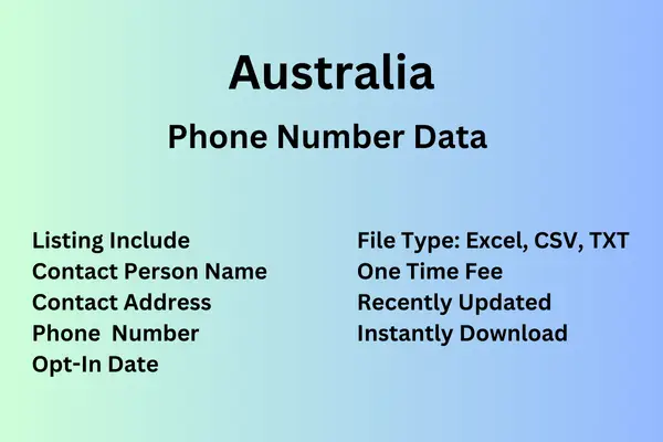 Australia number data