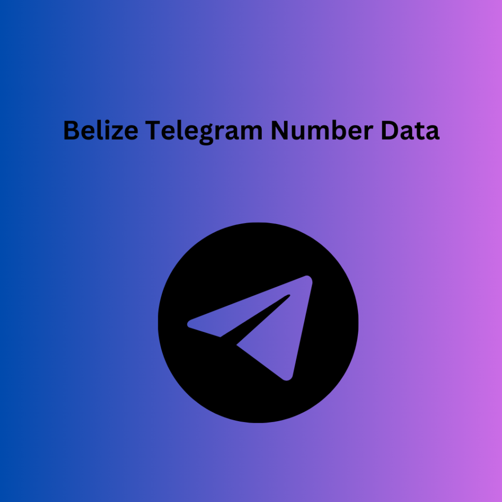 Belize Telegram Number Data